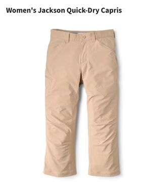 New Orvis  Women’s Jackson Quick-Dry Convertible Capris Size 18 UPF 50 Hiking